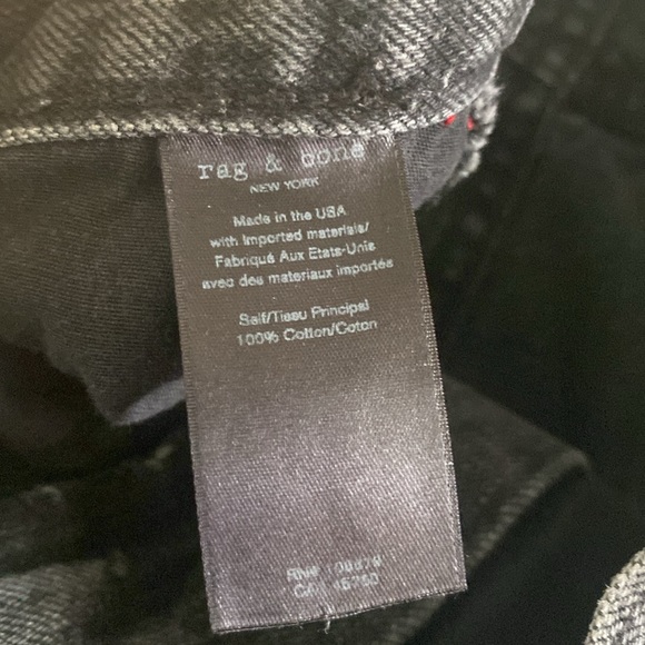 Rag and bone dark denim jeans - Picture 5 of 7